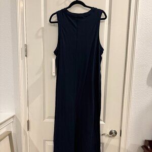 Lululemon All Yours Maxi Dress in Navy Cotton